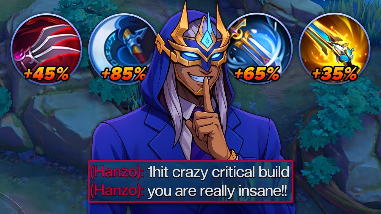 ALDOUS FULL 1HIT CRITICAL DAMAGE BUILD IS BROKENNN!!!🔥 (enemy didn't expect that must watch💀)