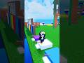 Gugugaga penguin plays easy glass bridge obby 😍😊 #roblox #shorts