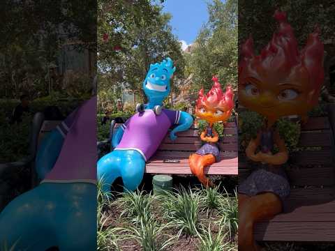 Disney Pixar Elemental at Disney Springs! #waltdisneyworld #elemental #disneysprings #shorts