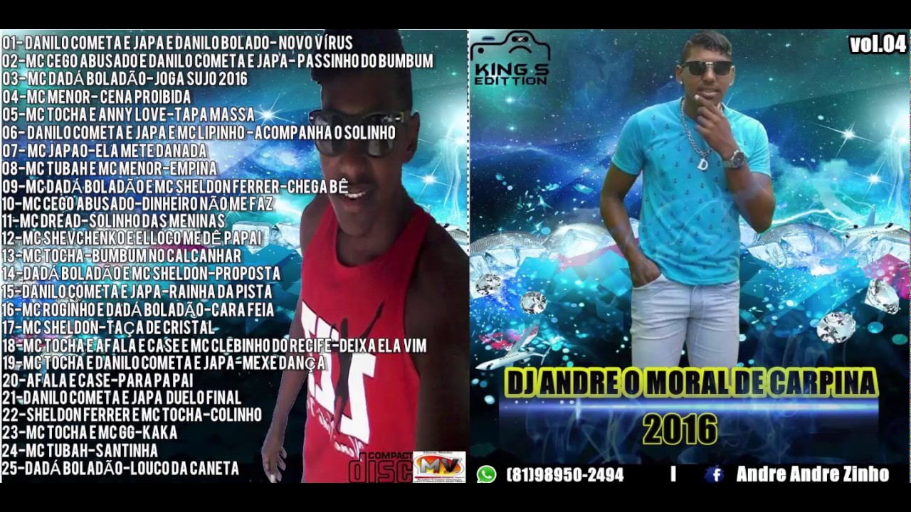 CD BREGA DA BAGACEIRA DJ ANDRÉ O MORAL DE CARPINA Vol.04