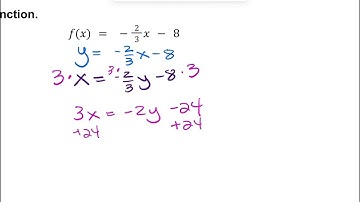 Algebra Module 5. Lesson 3 Inverses of Linear Functions