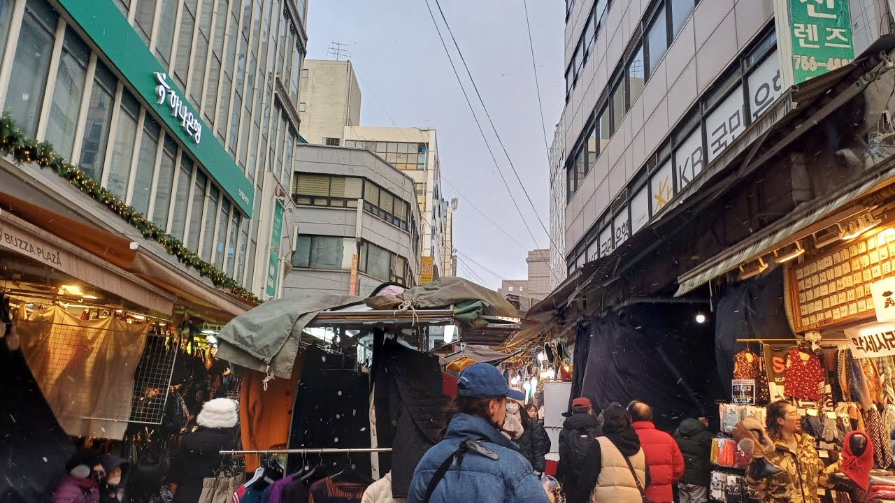 서울 남대문 시장 라이브 연습 합니다