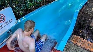 Splash Out Waterslide (left) at Jamberoo Action Park