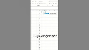 3 วิธีสร้างเลข 1 ถึง 100 ใน Microsoft Excel #iwasjame #excel