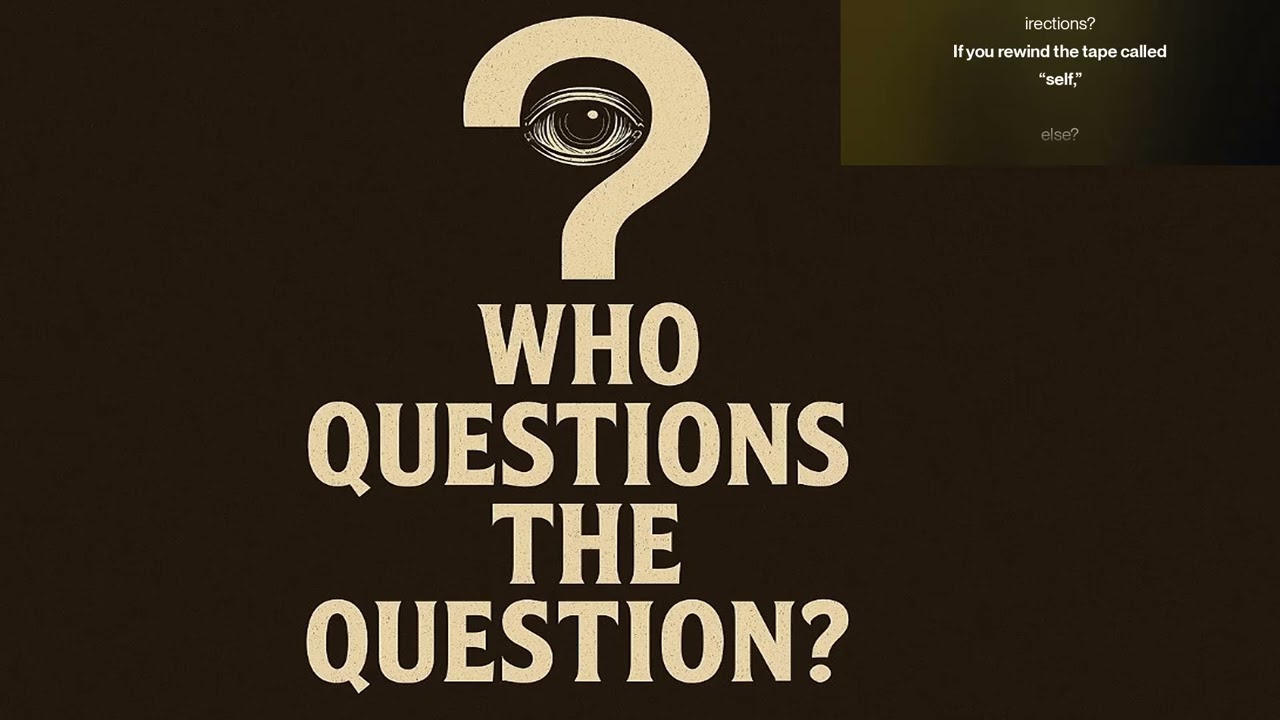 Who Questions The Question ? | Philosophical Rap Music 2025