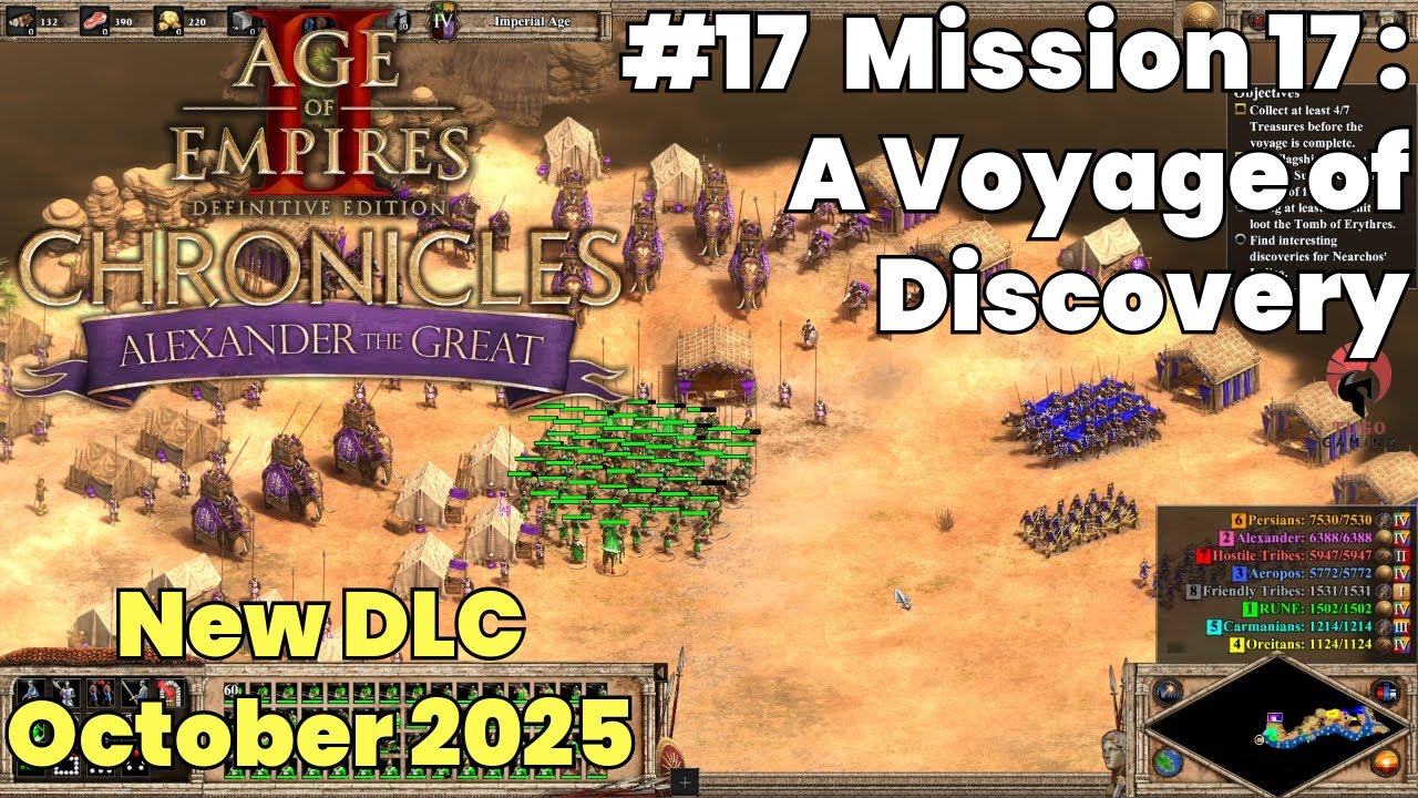 #17 Age of Empires II: DE – Chronicles: Alexander the Great (New DLC October 2025 | Mission 17)