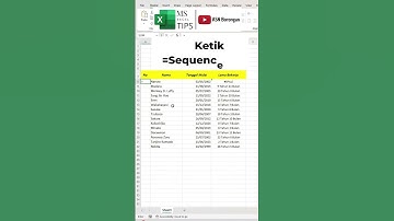 ⚡ "Nomor Urut Otomatis di Excel? Gak Perlu Ketik Manual Lagi! 🔥"  #excel #short
