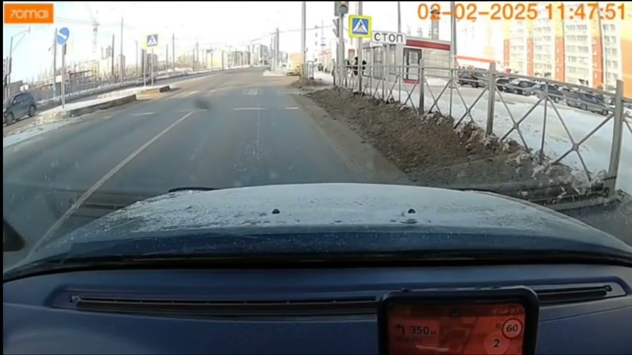 В ДТП на Левобережье водитель вылетел из машины (02.02.2026)