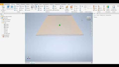 flatten/unfold a partial cone shape
