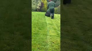 The kress commercial mower eating the big lawns. @kressuk
