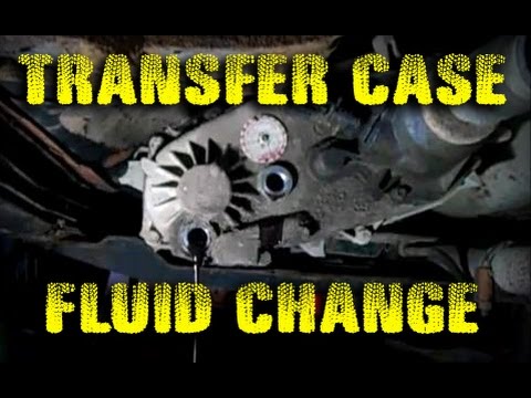 Transfer Case Drain & Fill on Jeep Cherokee XJ (NP231) - YouTube