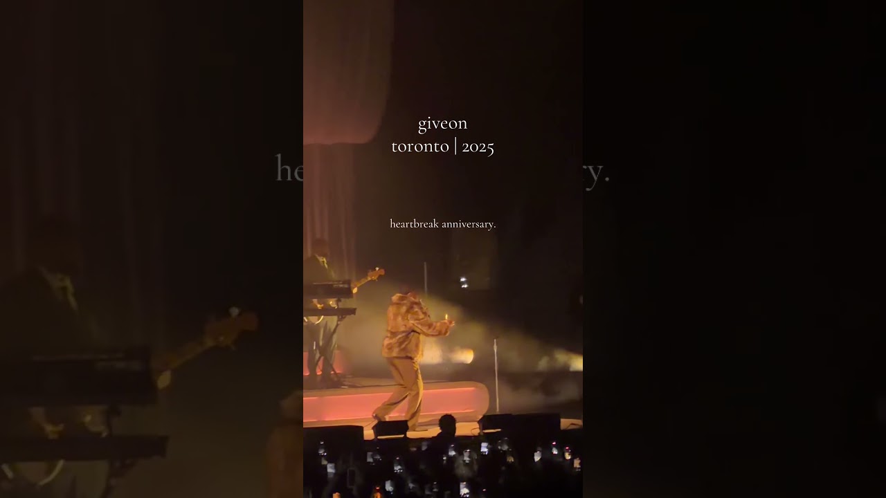 GIVEON | HEARTBREAK ANNIVERSARY #toronto  #concert #giveon #trending #musicrecommendations #beloved