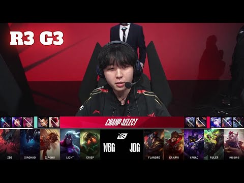 WBG vs JDG - Game 3 | Round 3 S14 LPL Spring Playoffs 2024 | Weibo Gaming vs JD Gaming G3 full