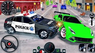 パトカー追跡シミュレーター3D - リアルなパトカー運転 - Androidゲームプレイ screenshot 4
