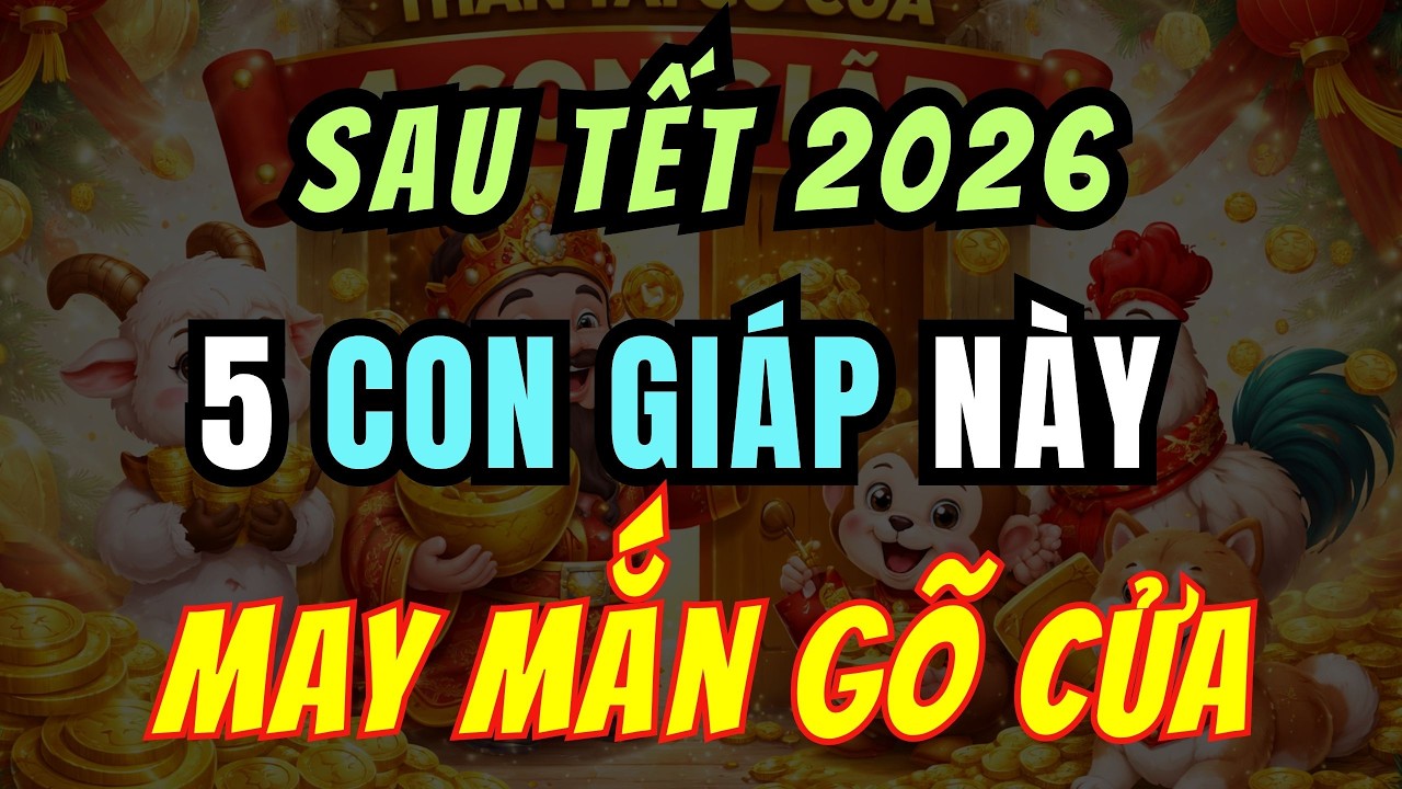 Sau Tết 5 Con Giáp này CỰC GIÀU