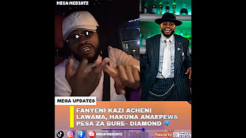 TUMEPOKEA USHAURI WA BWANA SIMBA KWA MIKONO MIWILI DIAMONDPLATNUMZ 