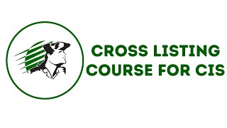 CIS Cross Listing in Canvas