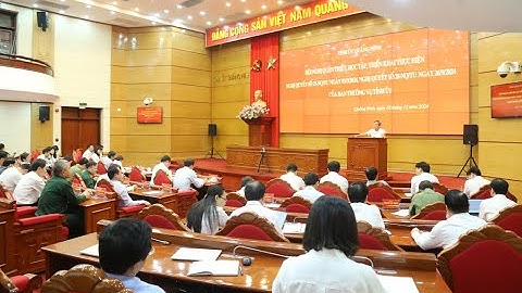 Hội nghị quán triệt, triển khai các văn bản của Trung ương và của Tỉnh ủy