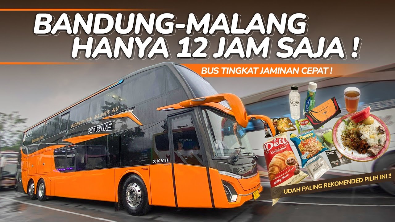 PENDATANG YANG SUKSES DI JALUR KOTA KEMBANG | BANDUNG - MALANG Naik Bus 27 Trans Double Decker 