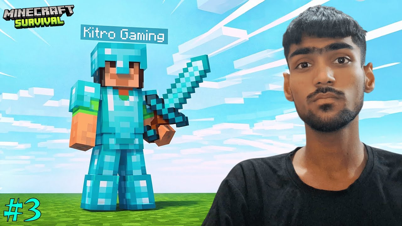 FINALY I GOT FULLY DIAMOND ARMOR | MINECRAFT GAMEPLAY #3 - YouTube
