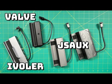 Which Is The Best Steam Deck Dock? Valve vs JSAUX vs iVoler Review 