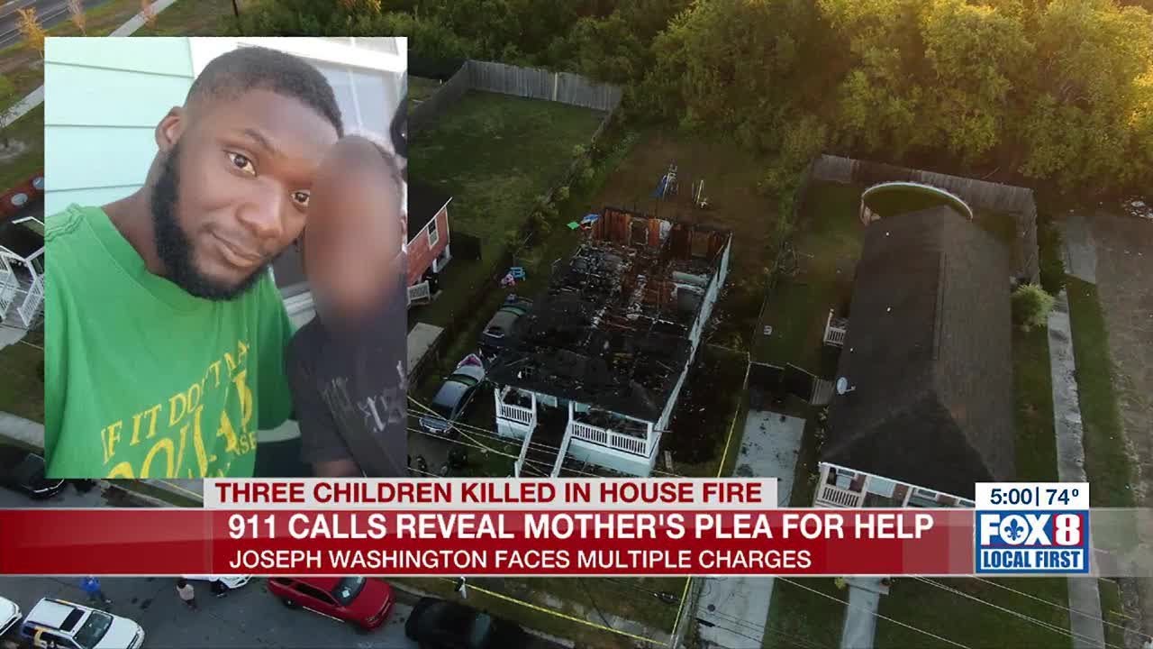 911 calls reveal mother's plea for help after three children killed in ...