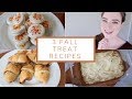 3 Delicious Fall Treat Recipes