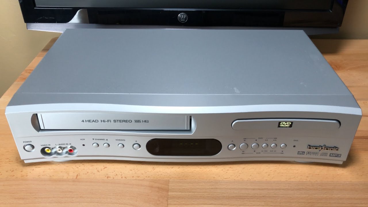 Broksonic DVCR810 DVD VCR Combo YouTube