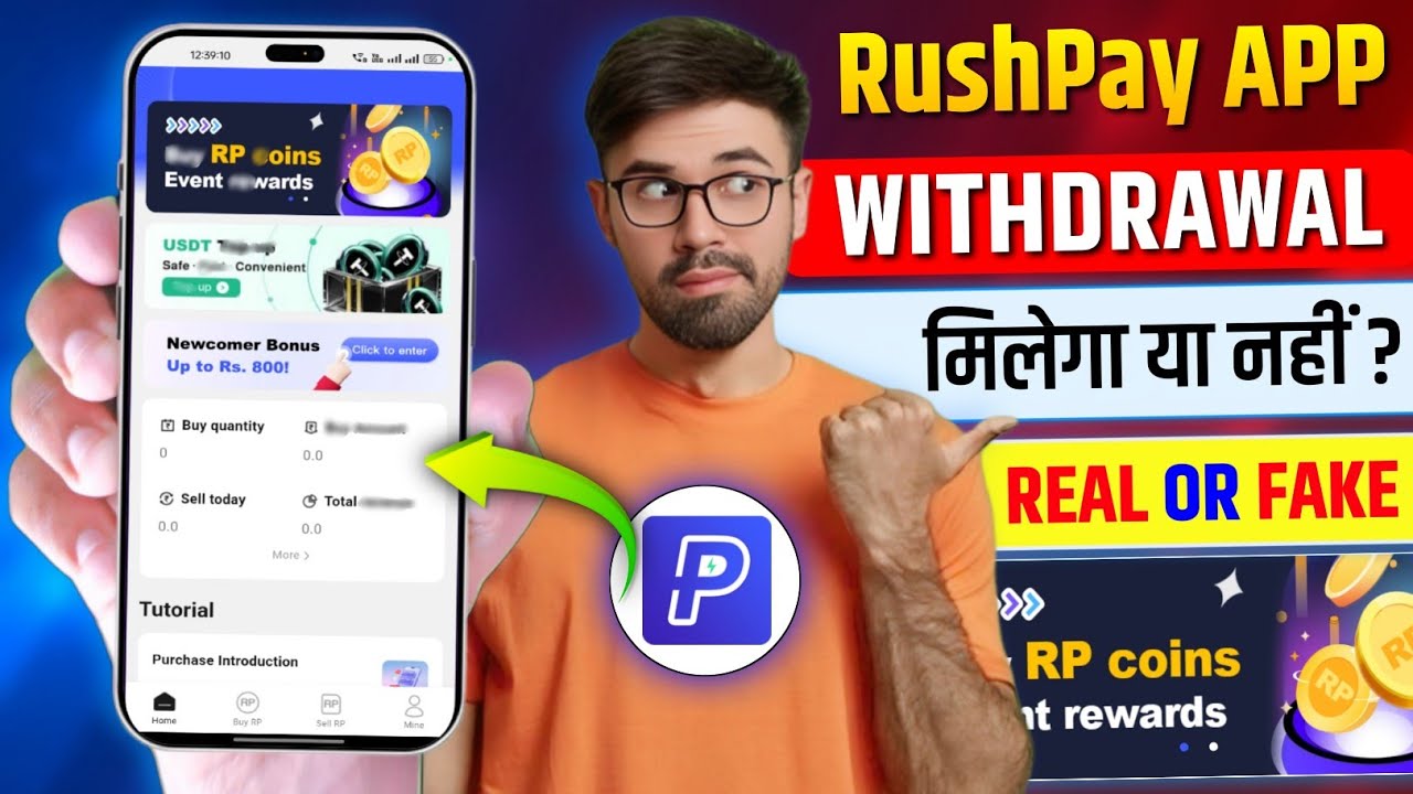 Rushpay  App Real or Fake 😊 ||Rushpay App se paise kaise kamaye || Rushpay App Withdrawal problem