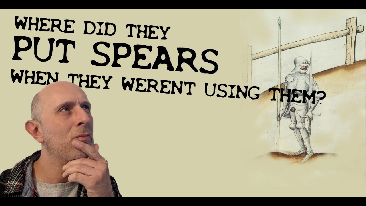 Where They Put SPEARS (and other polearms) When Not Fighting?