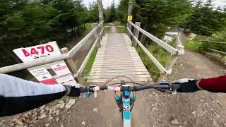 Bikepark Wales A470 Red Jump Line New 2025 Trail Full Run Pov