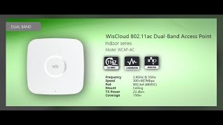 Wis dual-band Access Point  wifi (wcap-ac) configure