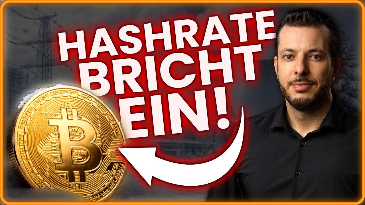 BITCOIN HASHRATE BRICHT EIN! ❄️ Ist das NETZWERK jetzt in GEFAHR?