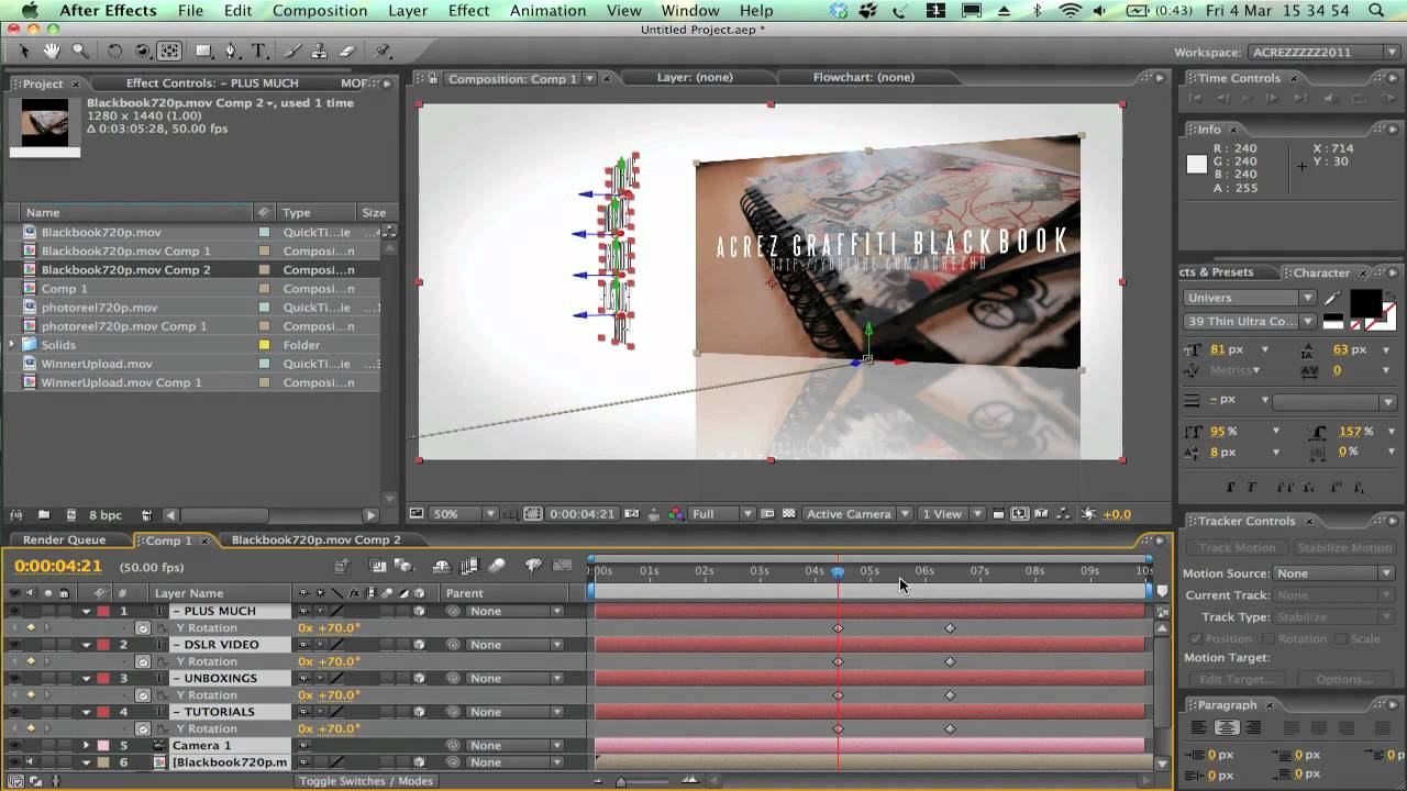 After Effects Tutorial: Simple Glossy Promo Effect - AcrezHD