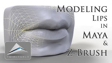 Modeling the Lips in Maya and ZBrush - Tutorial