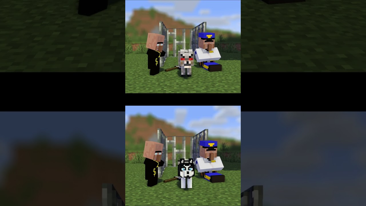 Good villager vs Bad villager \ Good deeds vs Bad deeds | Minecraft Animation #shorts #minecraft