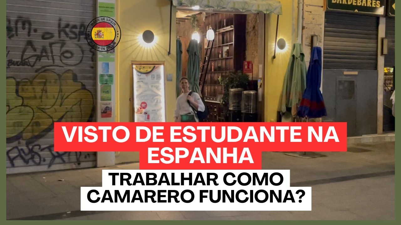 Dá para se sustentar sendo camarero na Espanha?