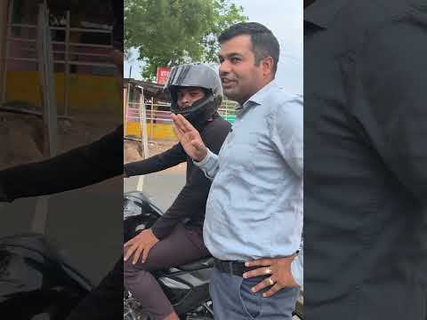 हर बार जुर्माना काम नहीं करता, प्यार से समझाना भी पड़ता है! ❤️  #TrafficAwareness #roadsafety