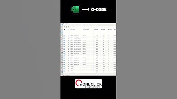 Excel to Gcode #sketchup #oneclickcanbinet #cnc #plugins
