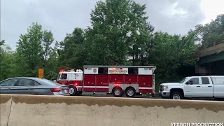 Berwyn Heights Brand New Rescue Squad 814 Responding