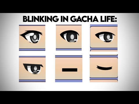 Blinking in Gacha club vs Blinking in Gacha Life 😨⁉️