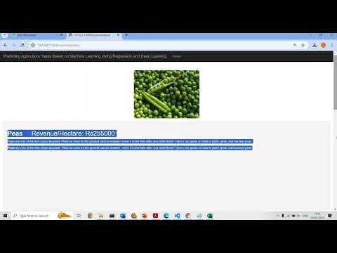 Predicting Agriculture Yields Based on Machine Learning Using Regression and DL