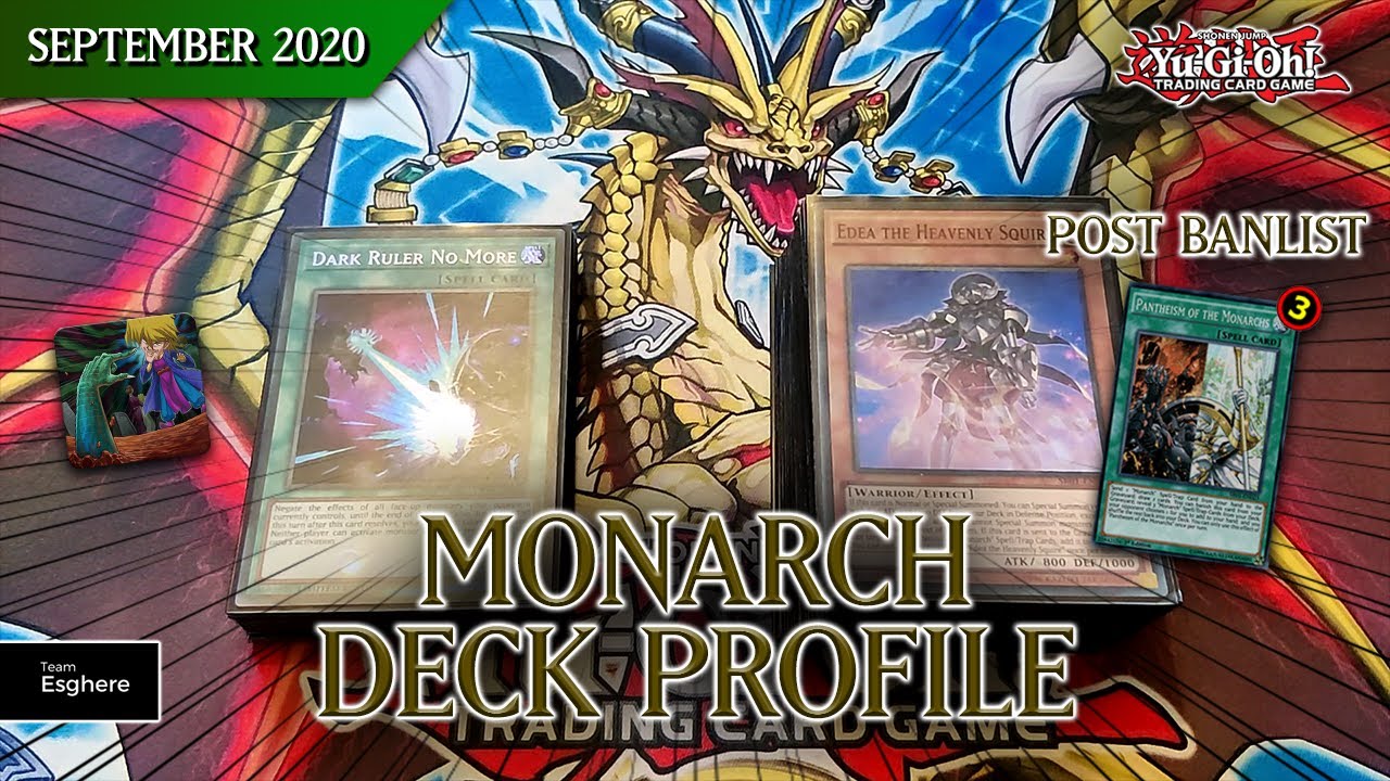 Yu-Gi-Oh! Monarch Deck Profile Post Banlist - September 2020 [ITA ...