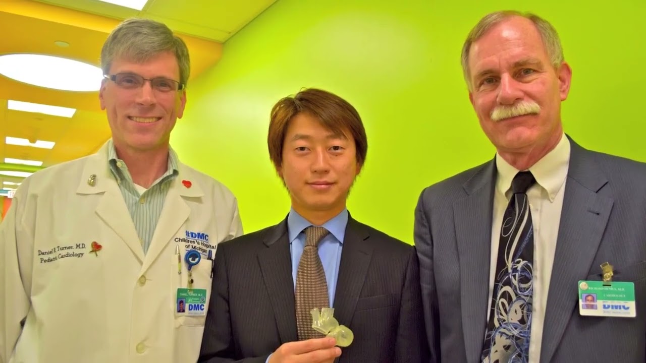 3d printed heart model at DMC children's hospital of michigan