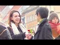Will You Be My Valentine? | Picking Up Girls In Poland 【海外ナンパ】バレンタインデーに美女を口説く 【海外反応】