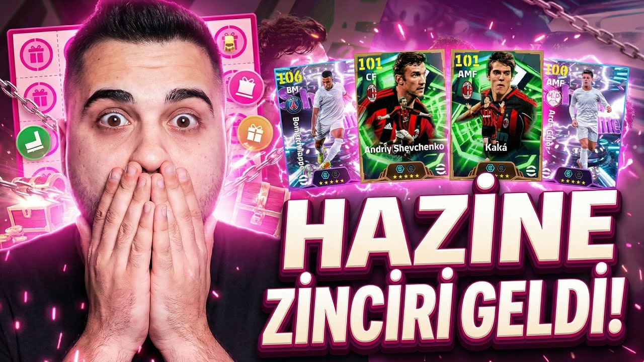 HAZİNE ZİNCİRİ GELDİ! 🎁 106 BOMBACI MBAPPE, SHEVCHENKO,KAKA, ARDA GÜLER PAKETİ! TOP AÇILIMI + DENEME