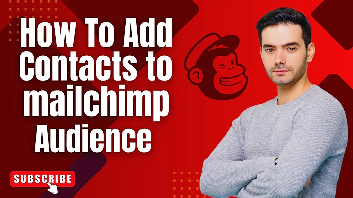 How To ADD CONTACTS To MAILCHIMP Audience (EASY Step by Step)