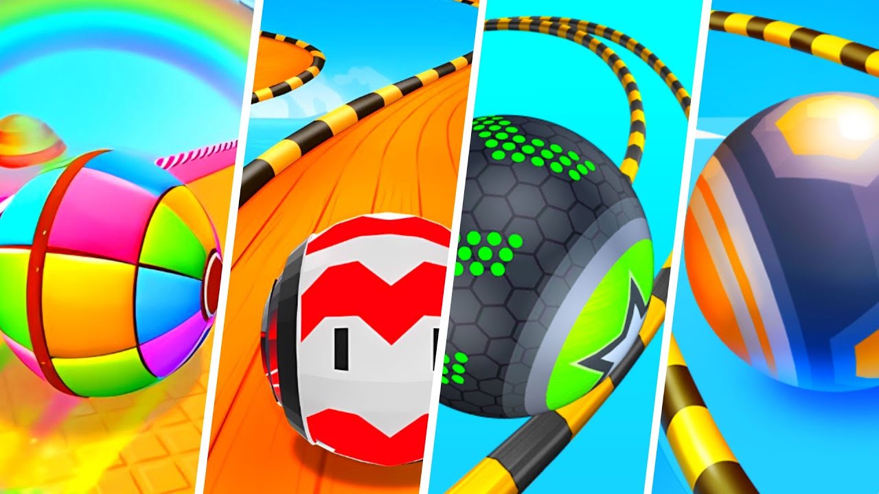 Candy Ball Run vs Going Ball Super SR vs Going Balls vs Action Balls - Android, IOS gameplay
