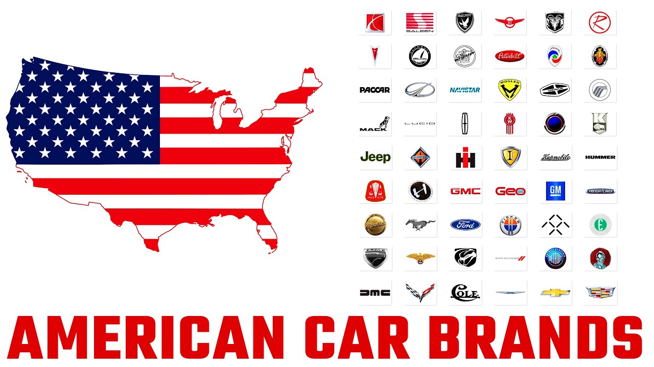 American Car Brands Names – List And Logos Of US Cars - YouTube