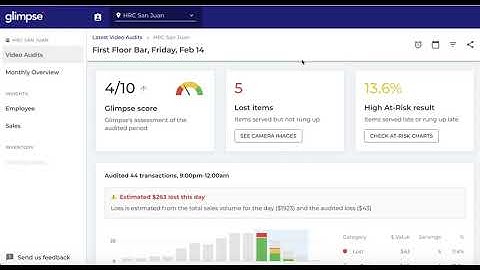 Glimpse video audits | Dashboard upgrades